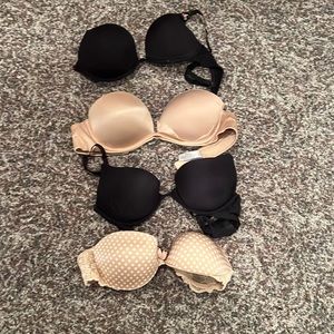 Victoria secret and Betsey Johnson bras